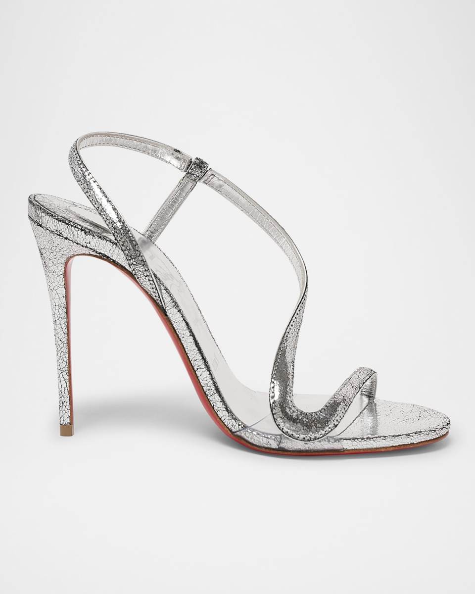 Rosalie Metallic Leather Strappy Sandals